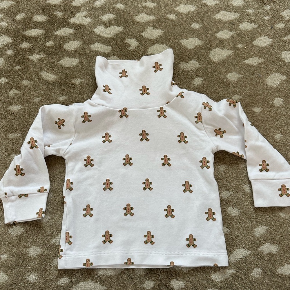 Little English gingerbread turtleneck